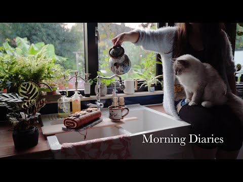 Autumn Morning Diary🪴: Relaxing Morning Routine Baking a Pumpkin Spice Cake & Guest Bedroom Makeover