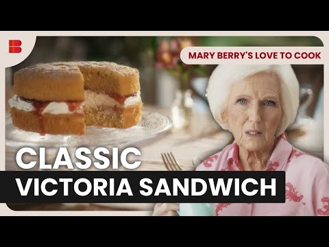 Victoria Sandwich Cake Recipe Made Simple | Mary Berry's Love to Cook