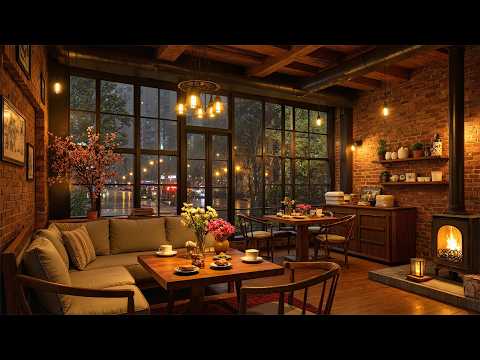 Night Jazz Cafe ☕ Relaxing Jazz Music for Coffee Shop Vibes, Study, Sleep & Chill