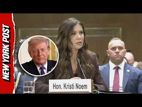 Moment at Kristi Noem’s Senate Hearing That Likely Got Her Fired as Secretary of Homeland Security