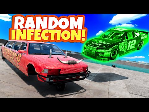 RANDOM Car Hide & Seek INFECTION But We Broke The Rules! (BeamNG Drive Mods)