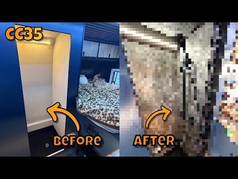 Completing the Luxury camper shower - CC35