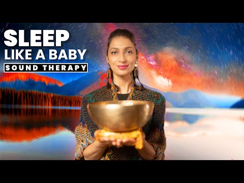 SLEEP LIKE A BABY | Tibetan Singing Bowl Sound Bath for Soothing Your Nervous System & Rest
