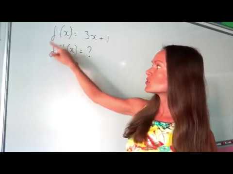 The Maths Prof: Find the Inverse of a Function