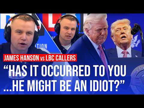 “Has it occurred to you that he might be an idiot?” James Hanson vs Trump's British super fans