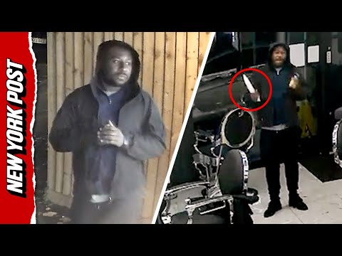 UK Train Stabbing Suspect Spotted STORMING Into Barbershop With Knife One Day Before Mass Attack