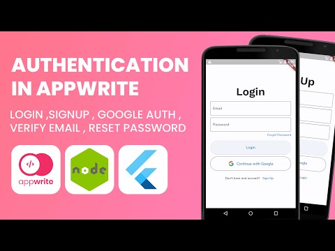 Flutter Appwrite Authentication Tutorial - Login, Signup, Google Auth, Verify Email, Reset Password