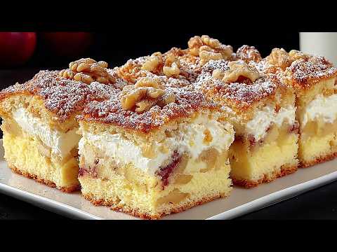 🍎🍏The famous German apple cake that drives the world crazy! Made from an old recipe!