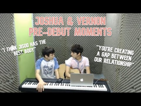 Pre-debut Vernon and Joshua moments (SEVENTEEN)