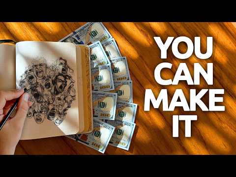 How you can MAKE MONEY WITH ART in 2025 - and not become a starving artist.