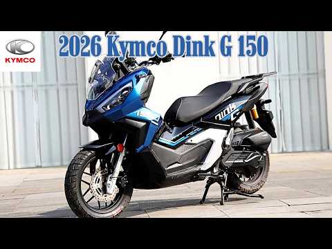 The Urban Legend Reborn: 2026 Kymco Dink G 150 | The Ultimate Flat-Floor Sport Scooter Analysis 🛵💨✨