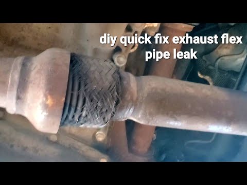 How To Fix Exhaust Flex Pipe Leak Without Weld, DIY Easy Repair