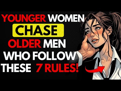 7 Rules That Make Younger Women Chase "Older Men" (make her obssesed) | Dark Psychology | Stoicism