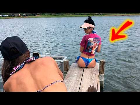 ПРИКОЛЫ НА РЫБАЛКЕ / Девушки на рыбалке / Браконьеры на рыбалке / Случаи на рыбалке / Рыбалка 2024