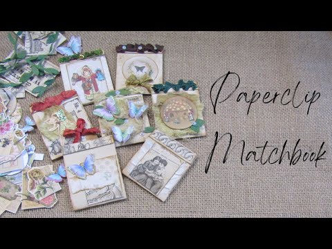 Paperclip Matchbook, made with one piece of paper