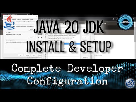 How to Install Java 20 JDK on Windows 10 & 11 and Setup Paths and Check if Installed Correctly 🛠️