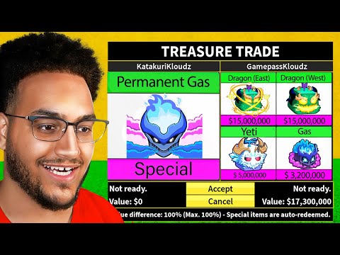 Trading PERMANENT Elemental Blox Fruits for 24 Hours