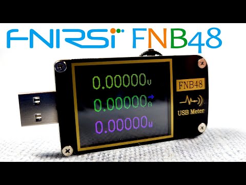 FNIRSI FNB48: USB tester with fast charging protocol trigger and oscilloscope. Can do almost anyt...