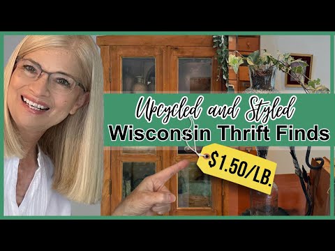 Upcycling & Styling My Wisconsin Thrift Haul into Cozy Home Decor
