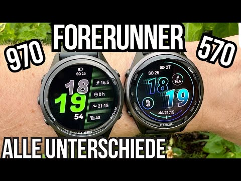 Garmin Forerunner 970 vs Garmin Forerunner 570 Alle Unterschiede auf einem Blick!