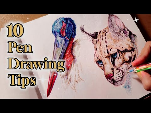 10 Essential Ballpoint Pen Tips for Beginners | Using Multicolor 10-in-1 Pen ✨️