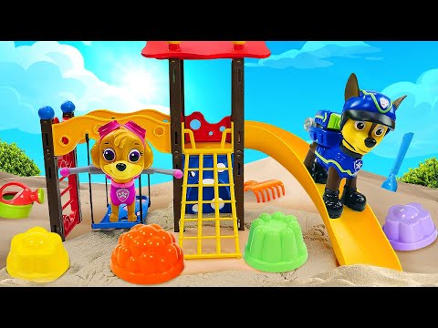Spielzeug Kindergarten auf Deutsch. Wir spielen mit der Paw Patrol. 2 Folgen am Stück.