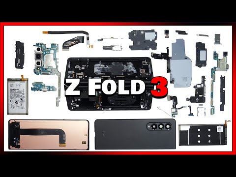 Samsung Galaxy Z Fold 3 5G Disassembly Teardown Repair Video Review