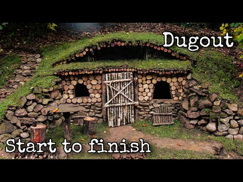 Magic dugout in the forest with your own hands. Start to finish