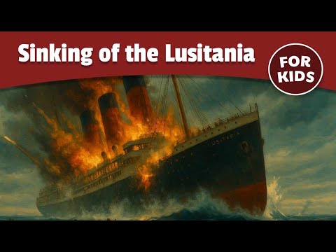 The Sinking of the Lusitania | World War I History for Kids