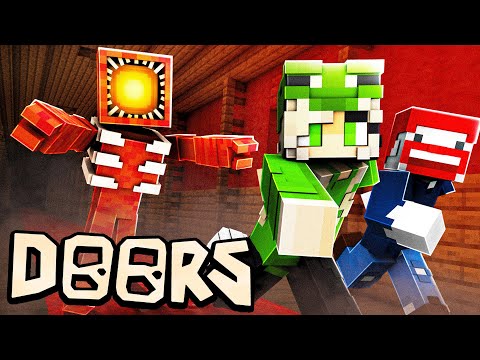 BENX und ELINA SPIELEN ROBLOX DOORS in MINECRAFT