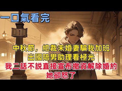 【爽文】中秋節，總裁未婚妻騙我加班，出國陪男助理看極光，我二話不說直接宣布撤資解除婚約，她卻怒了。   #小说推荐 #一口气看完