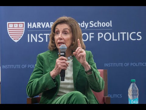 Nancy Pelosi in Discussion with Alison King