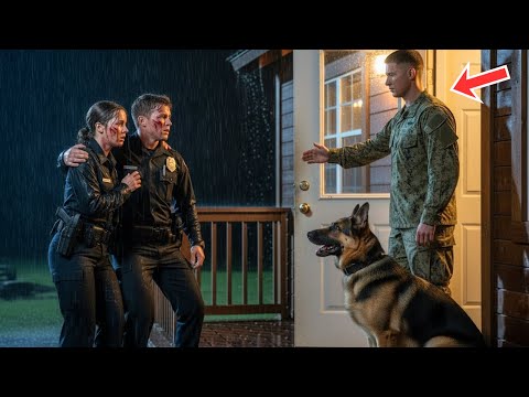 Two Officers Flee the Dark, Knock on an Ex-Navy SEAL’s Door — His Dog’s Next Move Shocks Everyone
