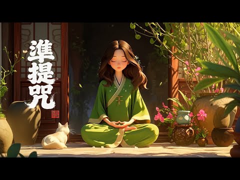 【準提咒】1 小時柔和版沉浸柔和咒音，洗滌心靈迎福澤 | Immerse in the Gentle Mantra Sound, Wash the Soul and Welcome