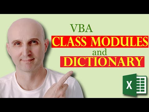 How to use Class Modules with the VBA Dictionary