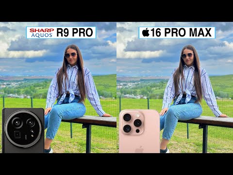 Sharp Aquos R9 Pro Vs iPhone 16 Pro Max Camera Test Comparison