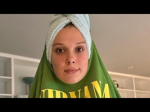 millie bobby brown being silly for eight and half minutes