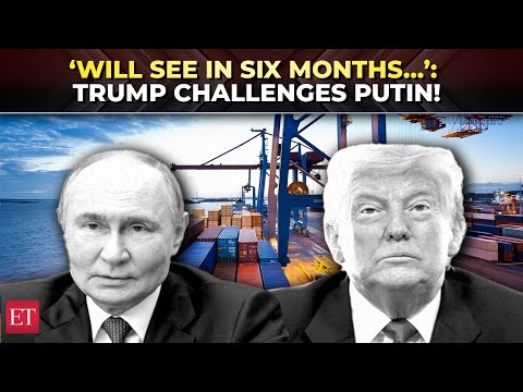 ‘We’ll see in six months…’: Trump reacts to Putin claiming sanctions won’t harm Russia