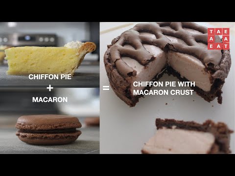 Combining Macaron & Chiffon Pie | Hybrid Bakes - Episode 004 | with trial & error
