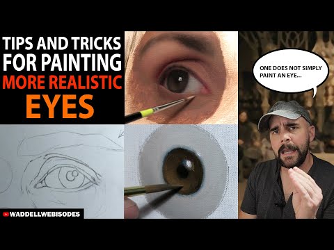 TIPS & TRICKS for Painting Eyes in OIL PAINT!