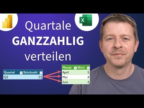 Distribute quarterly values ​​(in whole numbers) across months | Power Query