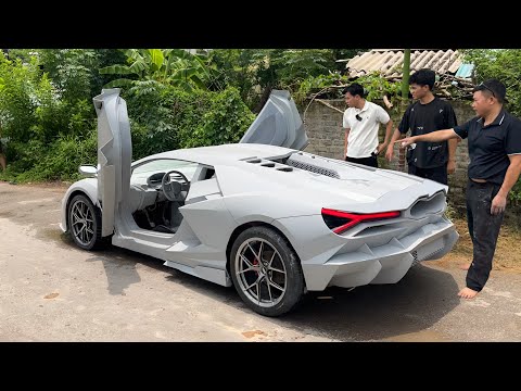 Homemade Lamborghini Revuelto with V6 Engine — Looks Real, Sounds Wild!