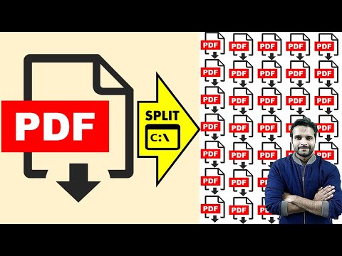 🔥 How to Split pdf file using cmd | in Hindi