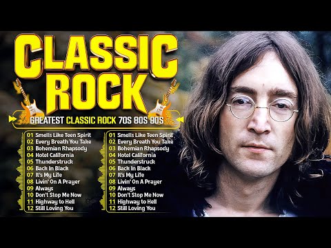 Best Classic Rock Songs Of All Time🎧The Beatles, Nirvana, Metallica, Queen, Bon Jovi, ACDC, U2, GNR