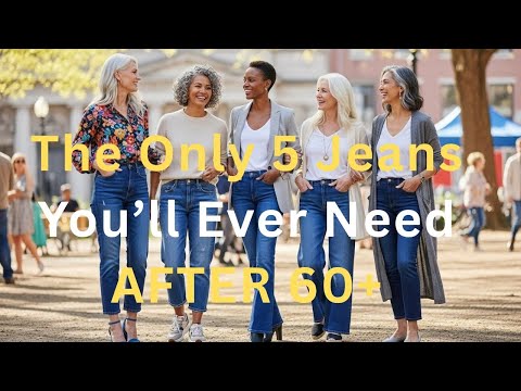 The Only 5 Jeans That Make You Look Amazing At 60+