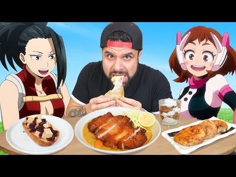 I Ate Only My Hero Academia Food for 24 Hours Again...