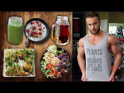 EATING FOR LEAN VEGAN MUSCLE | FULL DAY OF TASTY MEALS