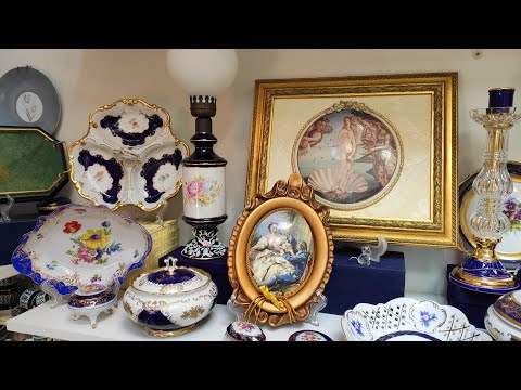 ВИНТАЖНЫЙ МАГАЗИН У СВЕТЛАНЫ МАРТ 2024. КУПИЛА  И ЛЮБУЮСЬ. СТАРИННЫЙ ФАРФОР. АНТИКВАРИАТ ЯНТАРЬ СССР