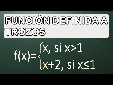 CÓMO EVALUAR UNA FUNCIÓN DEFINIDA A TROZOS