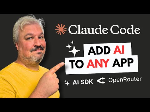 Claude Code Tutorial: Add AI to Your SaaS App (AI SDK)